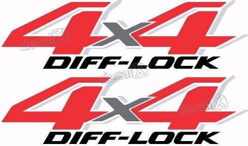 Adesivo Toyota Hilux Revo Diff Lock 4x4 Dflck