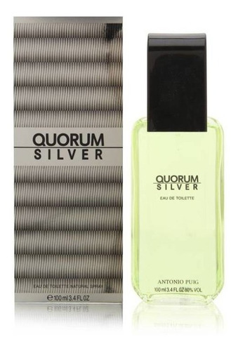 Quorum Silver 100 Ml Eau De Toilette Spray De Antonio Puig