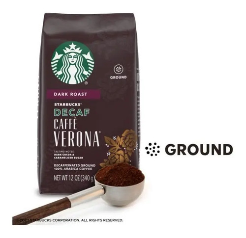 Café Starbucks Descafeinado Verona Ground 311g *importado* | Meses sin  intereses
