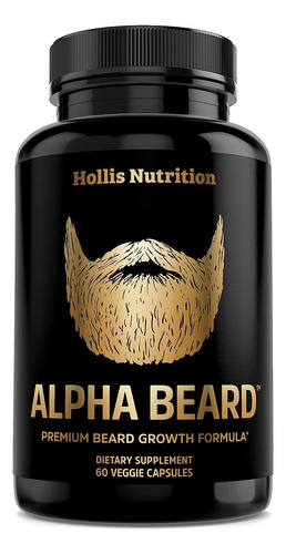 Alpha Beard Biotina Colágeno Hidrolizado Aumentar La Barba