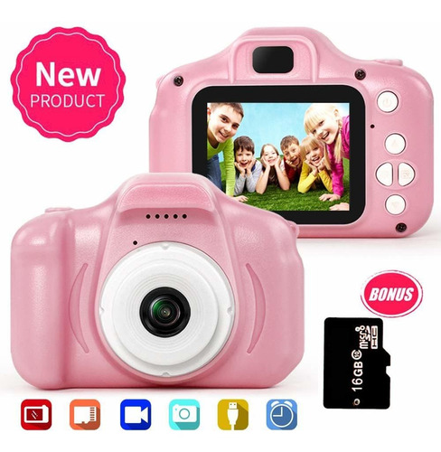 Cámara Digital Para Niños Amerteer Kids De 13mp 1080p