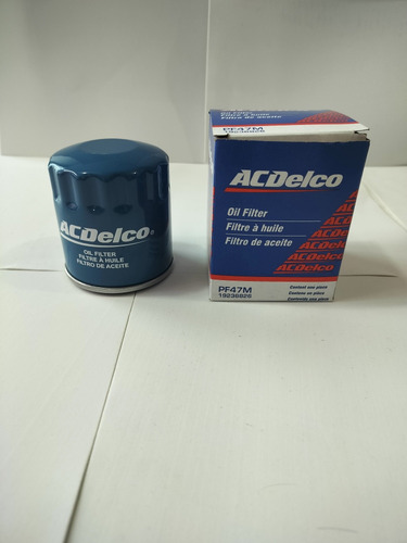 Filtro Aceite Para Chevy Aveo Acdelco Original Garantizado