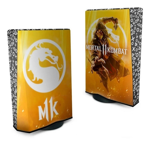 Funda Protectora Antipolvo (mortal Kombat) Ps5 Vertical