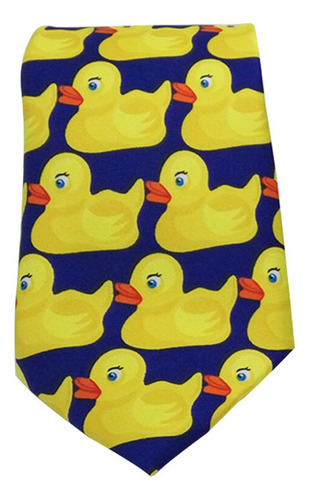 Ange Ducky Tie Dibujos Animados Seca Rápidamente Corbata Pa