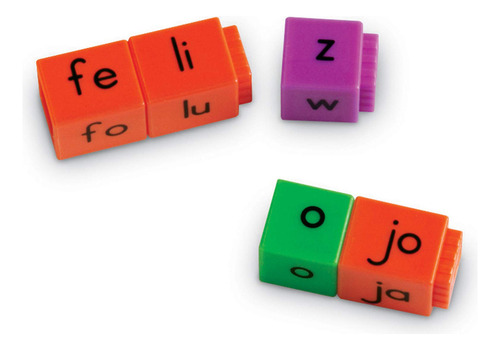 Learning Resources Ler7241 Juego De Palabras Español, Reading Rods, Null