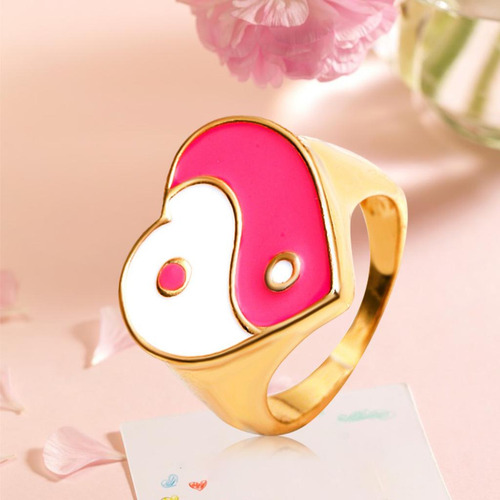 3 Paquete De 2 A 4 Anillos De Corazón De Amor A La 3 Piezas