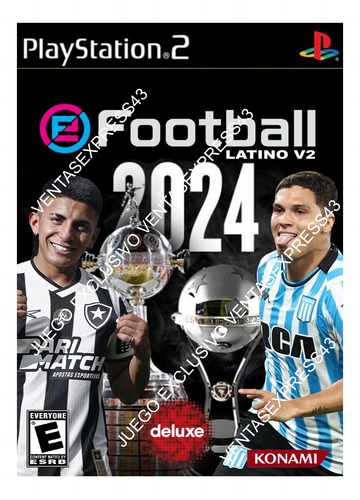 Ps 2 Pes 2024 Latino V2 Deluxe Sudamericana Libertadores