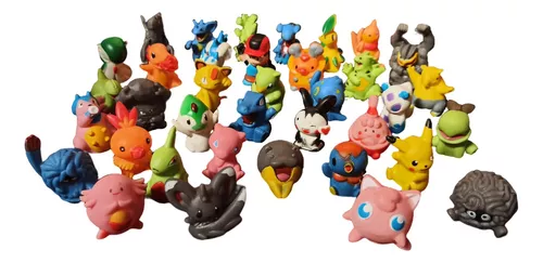 Pokémon Kit 48 Miniaturas Brinquedo Coleção Brincar Divertir