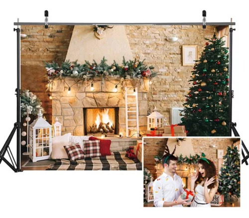 Fondo Fotográfico Navideño, 210 X 150 Cm