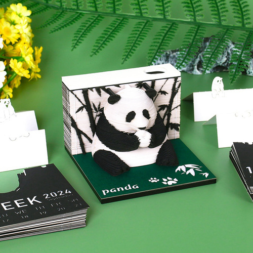 Calendario 3d Paper Art 2024, Bloc De Notas 3d, Bloques De N