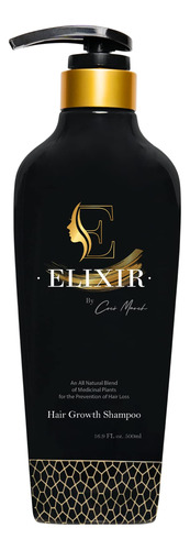 Elixir By Coco March Hair Growth Champú A Base De Plantas,.