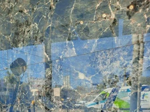 Porcelanato Spl 120x240 Coral Azul Pulido Brillante