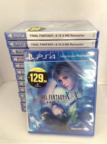 Final Fantasy X / X-2 Hd Remaster Ps4 Mídia Física Rcr Games