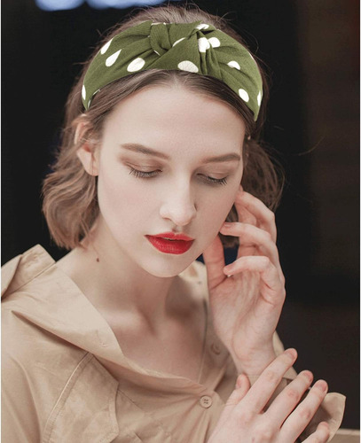 12 Piezas Diademas Mujer Nudo, Impreso Elástica Turbante