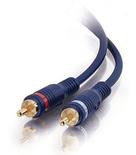 C2g 13033 Cable De Audio Estereo Rca De Velocidad, Azul (6 