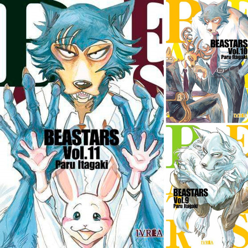 Beastars Tomos 9 Al 11 Ivrea