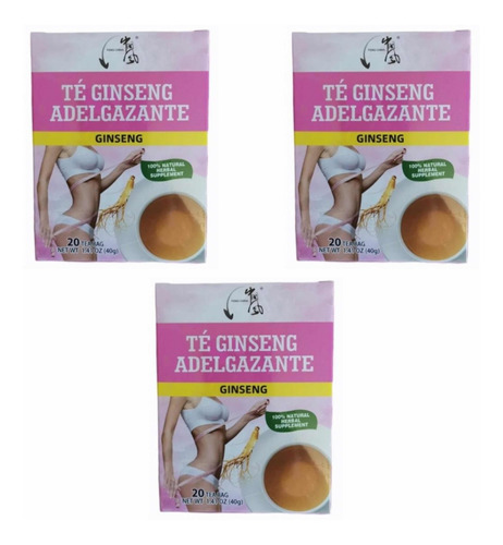 Te Ginseng Slimming 3 Unid | Naturisimacl