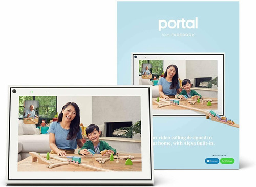 Imagen 2 de 3 de Alexa 10'' Asistente Digital Facebook Con Video Llamada