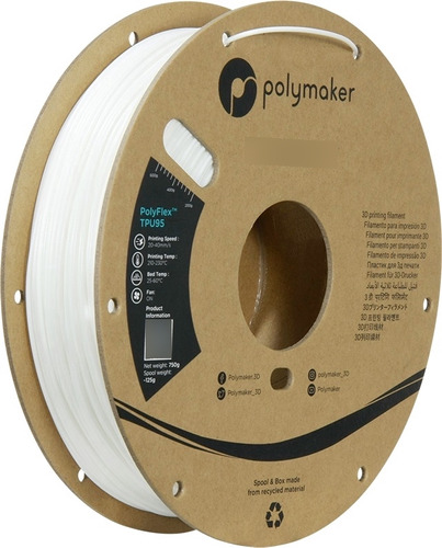 Filamento Impresion 3d Polymaker Polyflex Tpu Negro