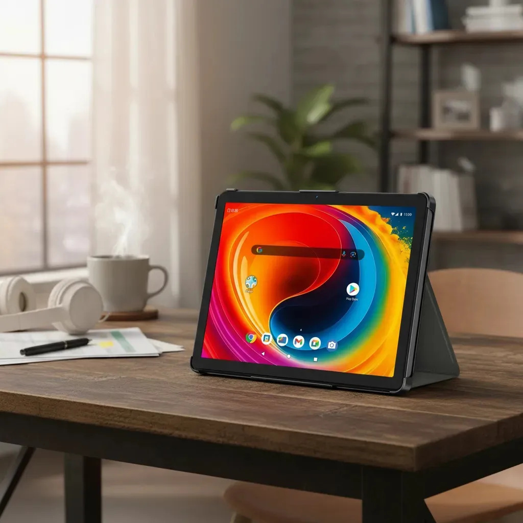 Tablet Studio Cover Pro 10″ 2RL Mlab Android 16 Mlab 8 Gb Ram Memoria 128 Gb Tablet Touch Google 7000 mAh Con Soporte De Elevación