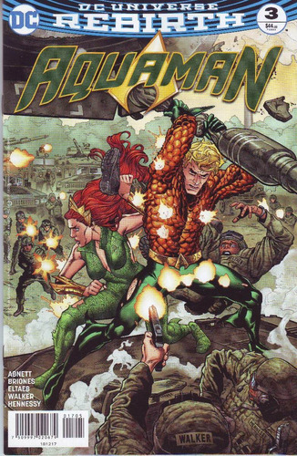 Comic Dc Universe Rebirth Aquaman # 3 Español