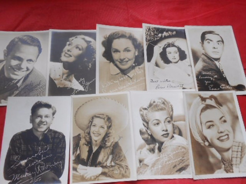 Fotos Atores Lana Turner Mickey Rooney Joan Bennett E Outros