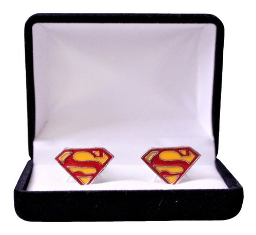 Colleras (gemelos) Super Man 100% Acero