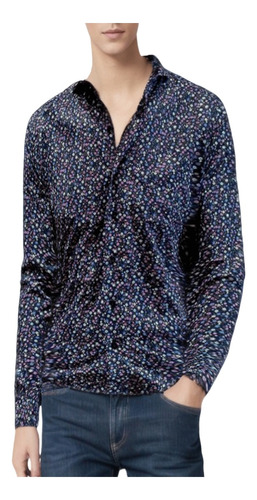 Camisa Nelio Hombre Flores Liberty