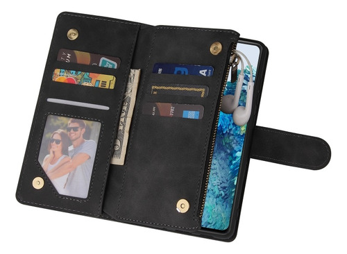 Funda Multifuncional Con Cremallera Para Samsung S21/note10+