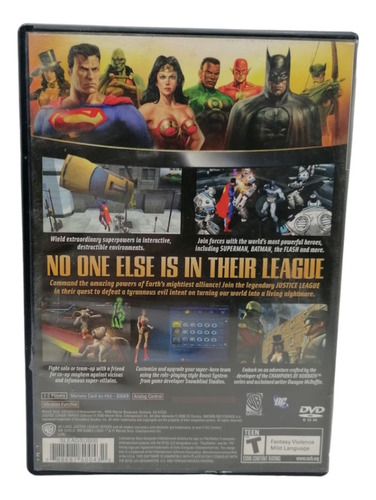 Justice League Héroes(2006)-snowblind-ps2 (Usado)