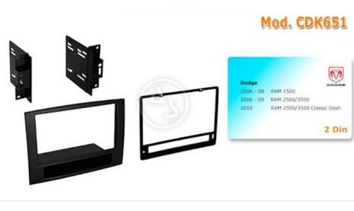 Base Frente Para Ram 2006-2008 Doble Din Cdk651