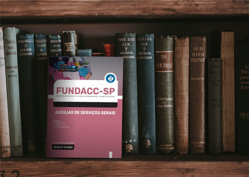 Apostila Auxiliar De Serviços Gerais Concurso Fundacc Sp