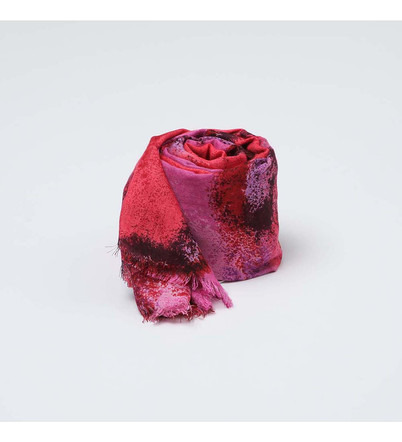 Pañuelo Estampado Pruna Rosada  I-d