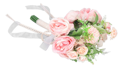 Ramo De Flores Para Boda Con Forma De Ramo De Rosas Artifici
