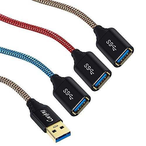 Extensor De Cable Canjoy Usb 30 3 Unidades