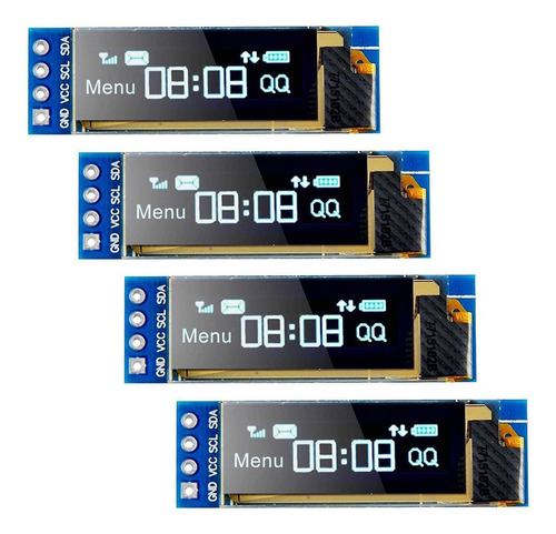 Modulo De Pantalla Oled I2c De 0.91 Pulgadas I2c Ssd1306 Ol