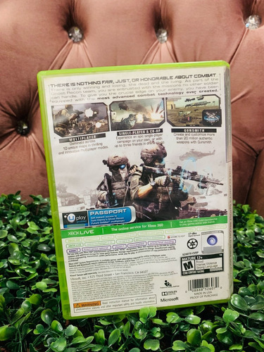 Xbox 360 De Tom Clancy's Ghost Recon Future Soldier (Usado)