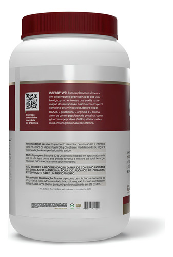 Isofort Baunilha Vitafor 900g Baunilha