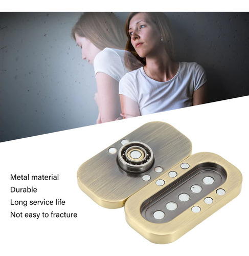 Fidget Slider Toy, Metal Sensory Magnetic Ansiedad Portátil