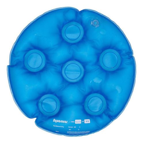 Almofada Dágua Anti-escaras Azul 45x45 Cm - Prevenção De Upp