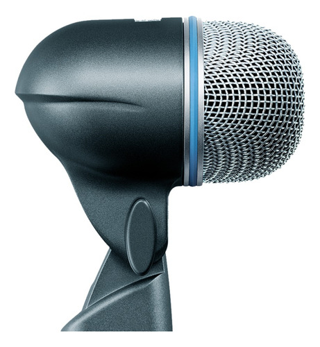 Microfono Bobina Movil Beta 52a Shure Color Azul/Plateado