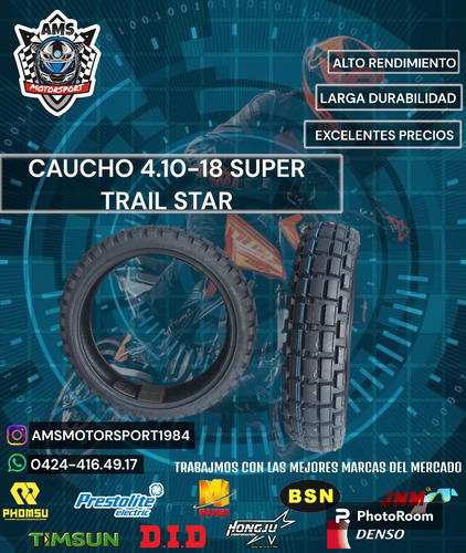Caucho 4.10-18 Trail Star