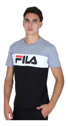 Fila Remera Lifestyle Hombre Letter Colors Melange Blw