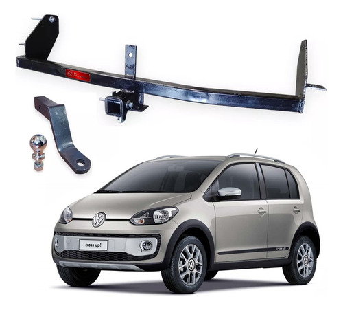 Enganche Trailer Reforzado Vw Up (con Bocha O Perno) 