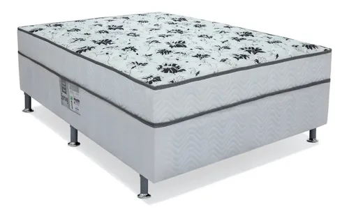 Cama Conjugada Casal Spring Ortobom 138x188x43cm Wt
