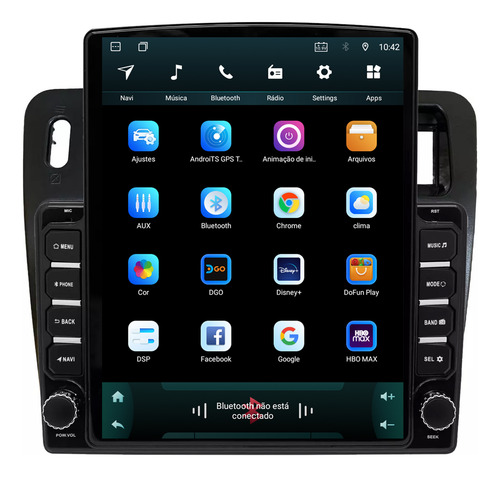 Central Multimidia Tesla Pajero Tr4 9,7p Octacore 4gb 64gb