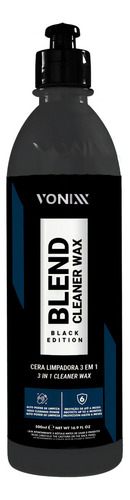 Mezcla de cera limpiadora Black Edition 500 ml Vonixx Cera Carnaúba