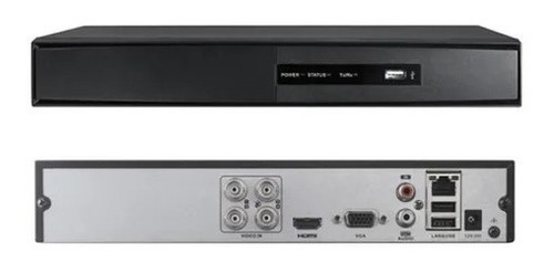 Imagen 3 de 4 de Grabadora Dvr Hikvision Turbo Hd 720 4ch+1ip (ds)