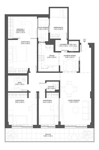 Imagen 7 de 23 de Salguero Al 3000 Y Castex 95 M2 4 Ambientes Dep Patio Y Cochera