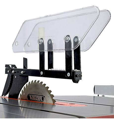 Sierra De Mesa Tipo Industrial De 10 Pulgadas Con Motor Trifásico De 5 Hp 320 V. 60 Hz Para Uso Profesional Con Mesa De Trabajo De Hierro Con Extensiones De 44 X 27 Pulgadas Kn Rxw-10q Knova